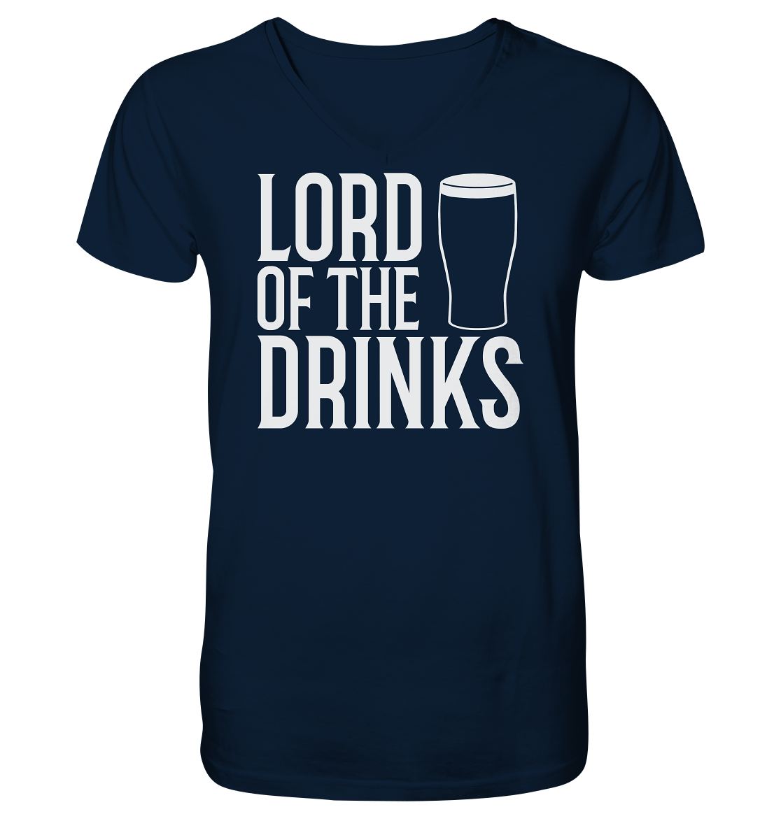 Lord Of The Drinks - V-Neck Shirt
