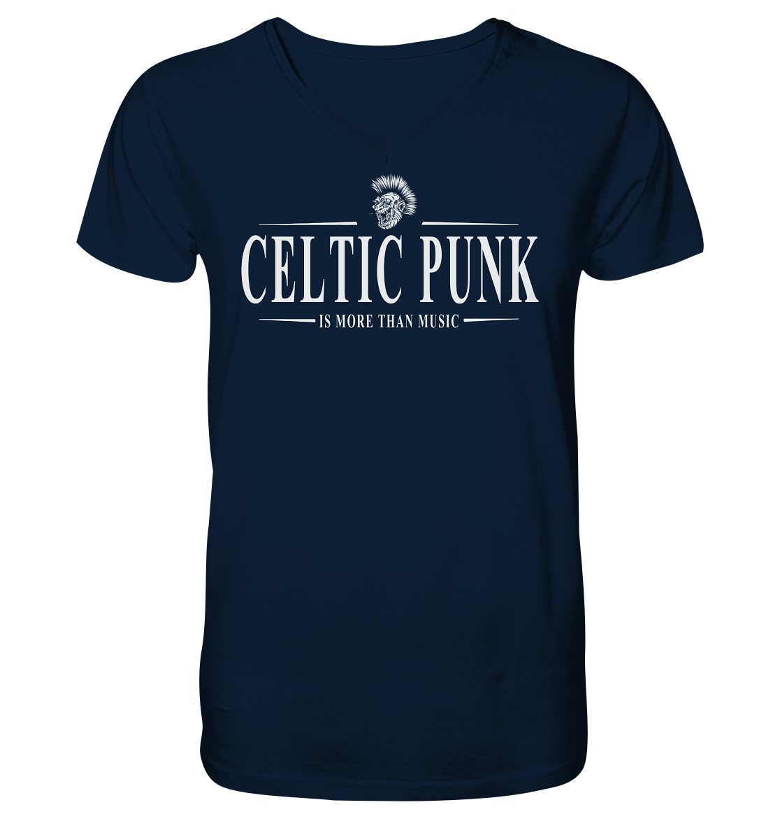 Celtic Punk "Is More Than Music" - V-Neck Shirt