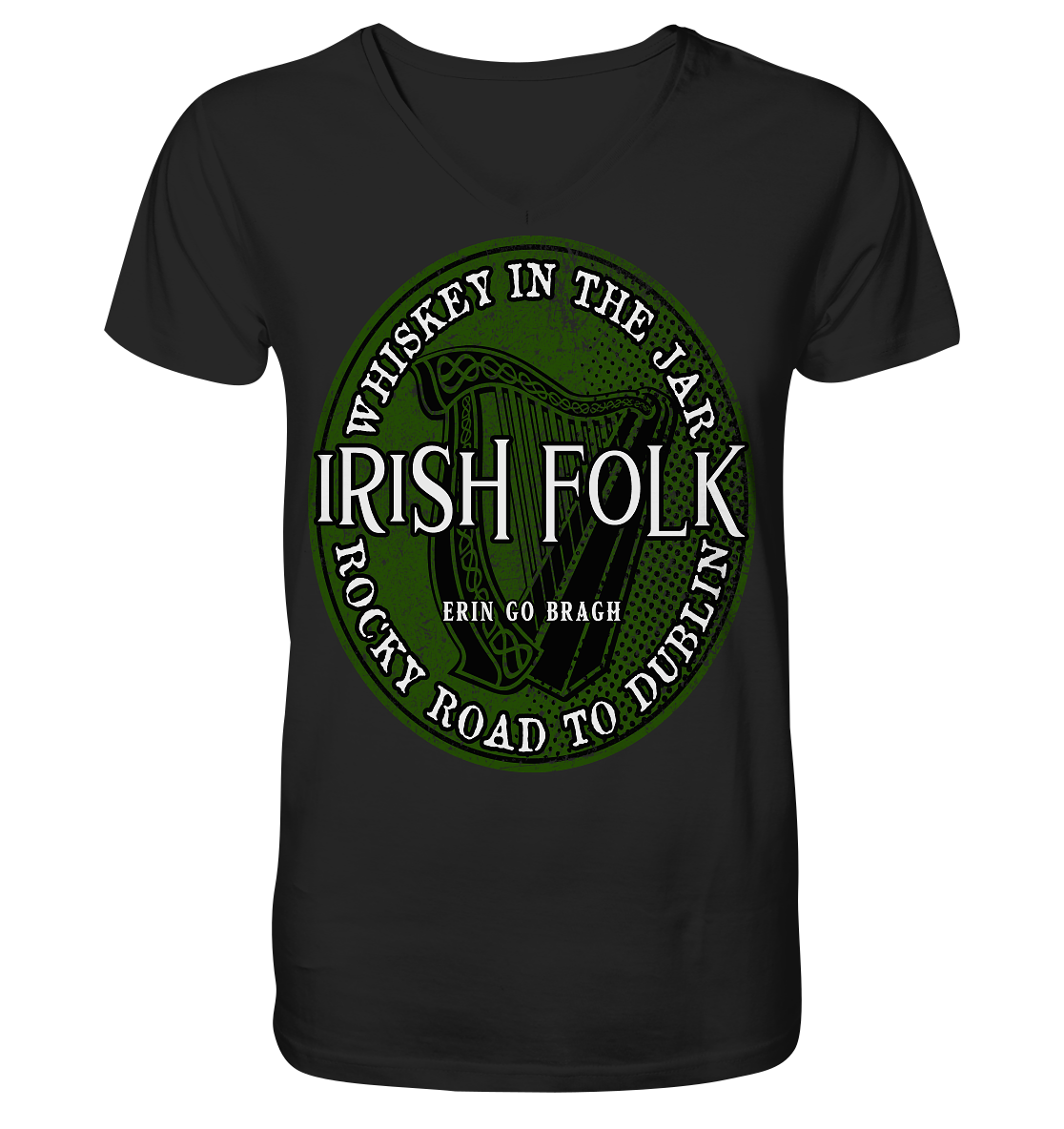 Irish Folk "Erin Go Bragh" - V-Neck Shirt