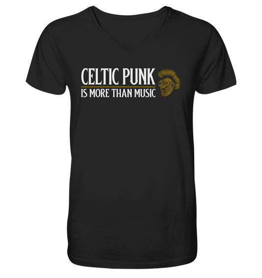 Celtic Punk "Is More Than Music" - V-Neck Shirt
