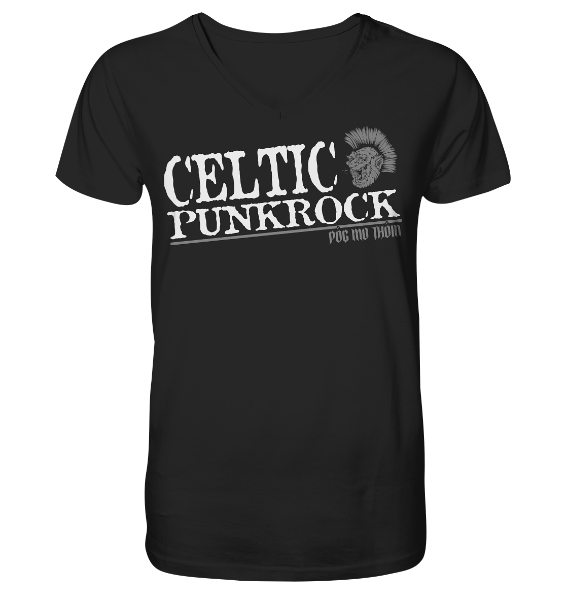 Póg Mo Thóin Streetwear "Celtic Punkrock" - V-Neck Shirt