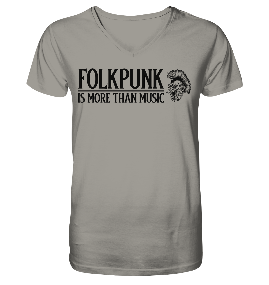 Folkpunk "Is More Than Music" - V-Neck Shirt