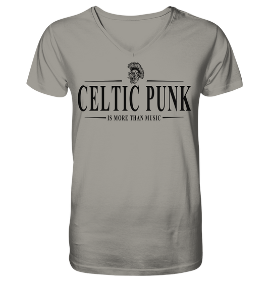 Celtic Punk "Is More Than Music" - V-Neck Shirt