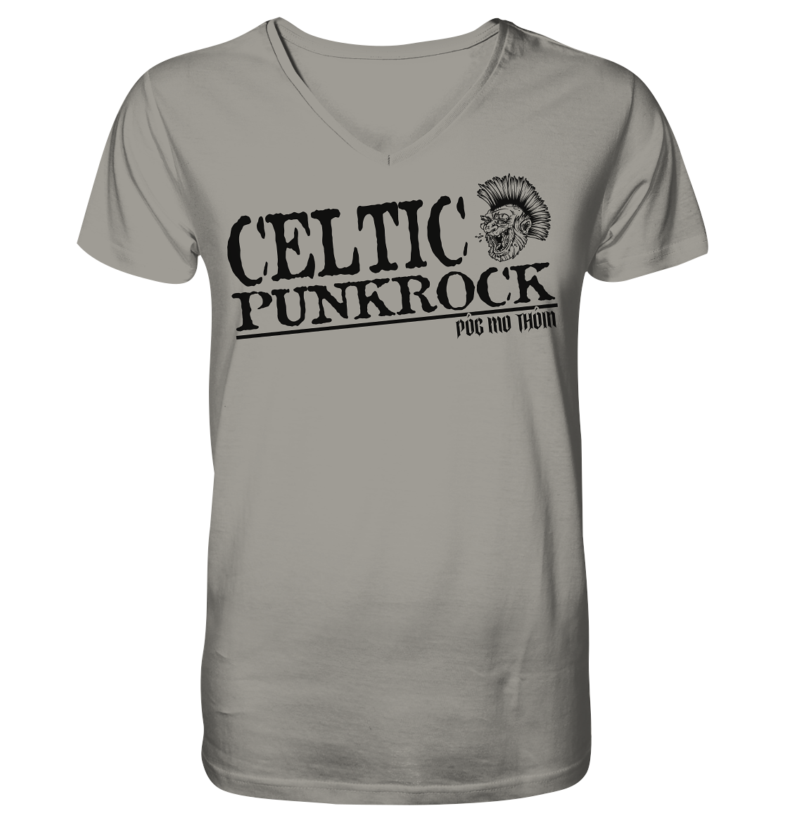 Póg Mo Thóin Streetwear "Celtic Punkrock" - V-Neck Shirt