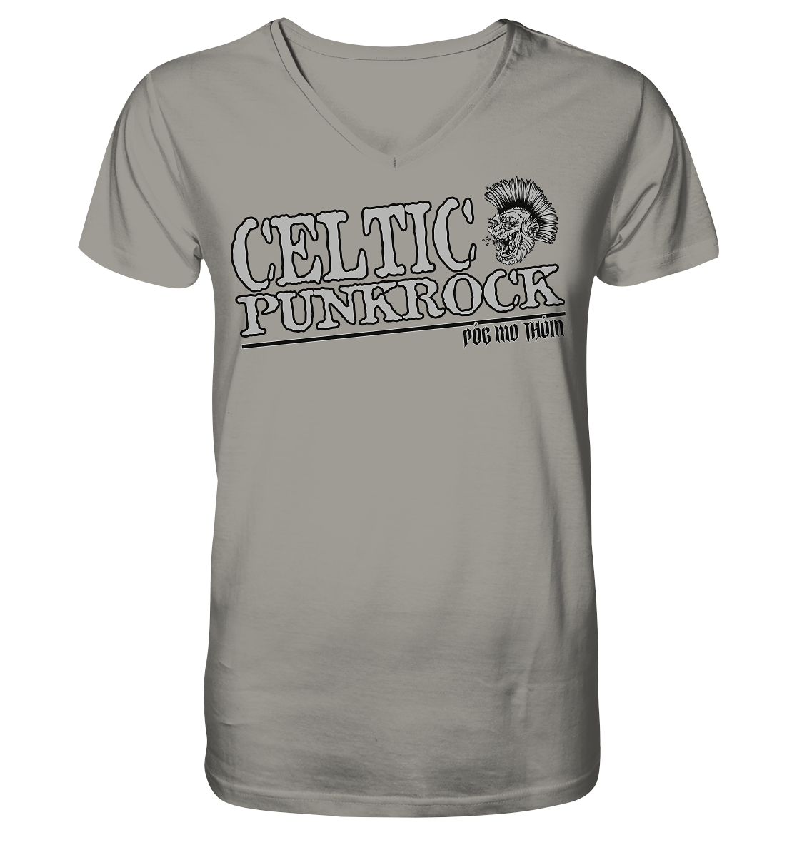 Póg Mo Thóin Streetwear "Celtic Punkrock" - V-Neck Shirt