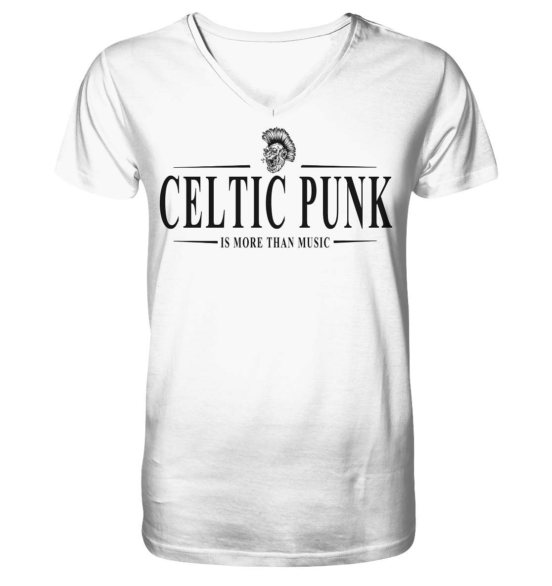 Celtic Punk "Is More Than Music" - V-Neck Shirt